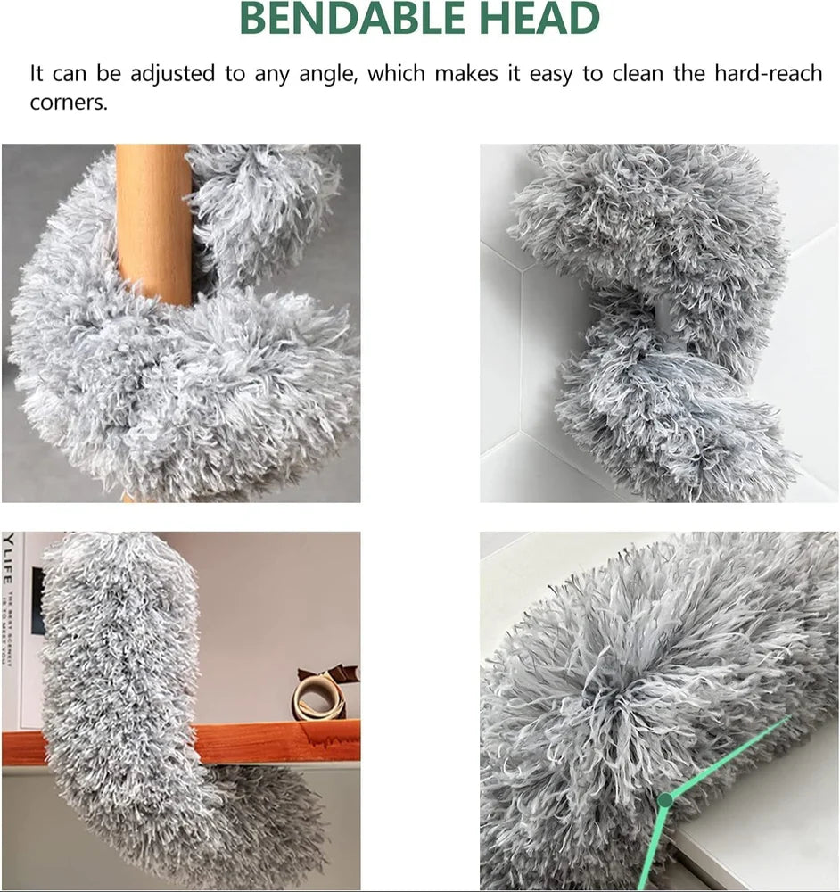 Fan Cleaning Duster – 100 Inch Extendable Microfiber Ceiling Fan & Home Cleaning Duster