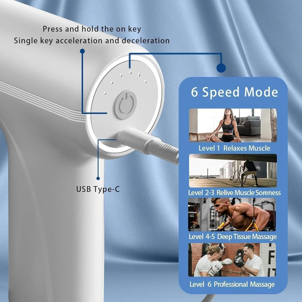 Massage Gun for Deep Tissue, Muscle & Body Pain Relief